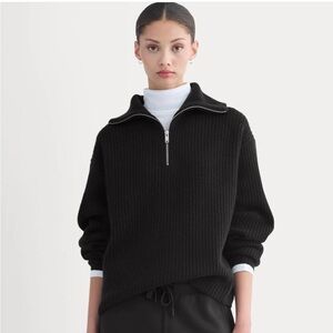 THE HALF-ZIP SWEATER IN LUXE MERINO